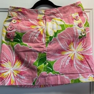 Lilly Pulitzer Skirt, Pink Floral, 6. New!